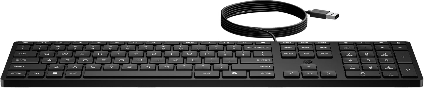 HP INC. 320K Wired Desktop Keyboard (9SR37UT) - QWERTY