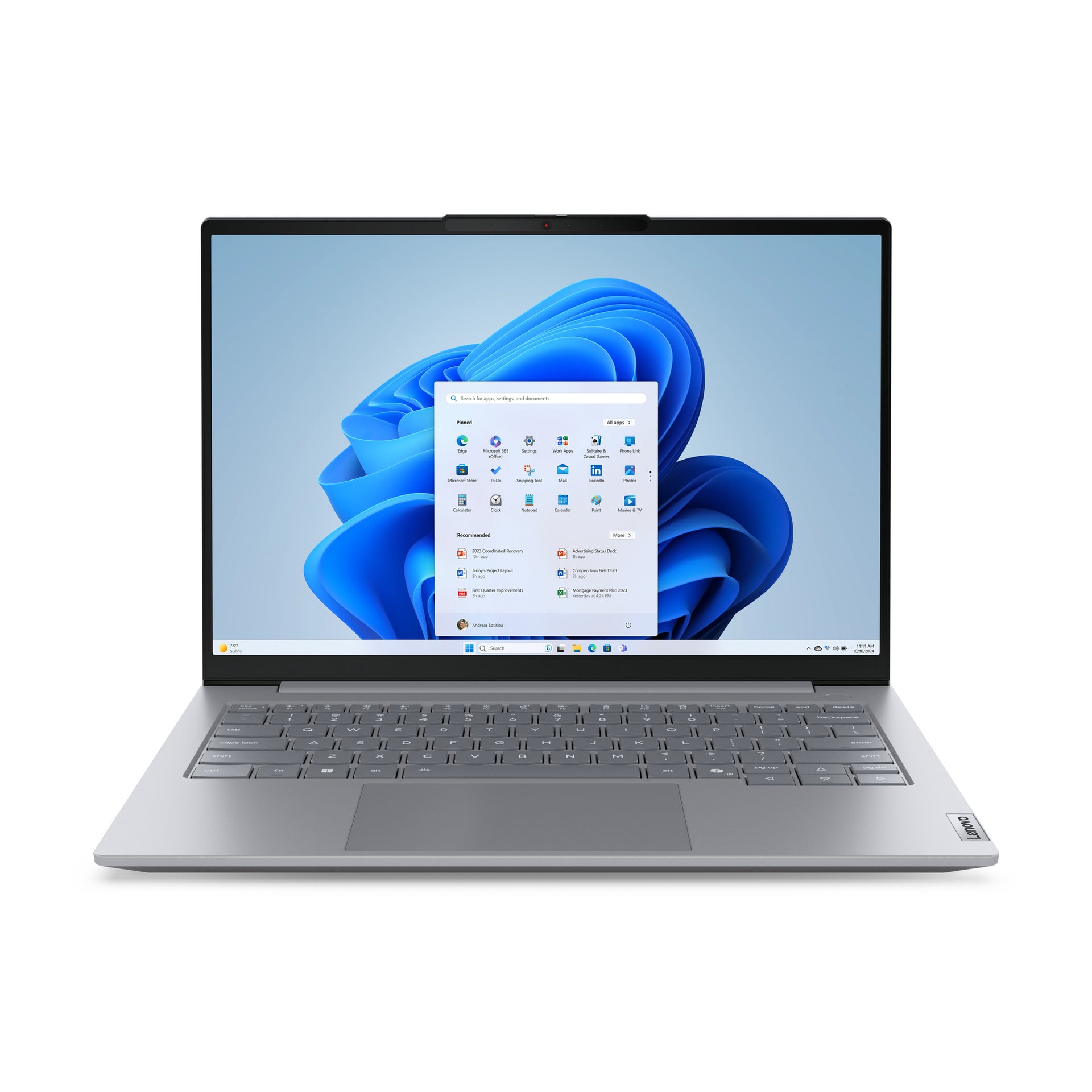 LENOVO ThinkBook 14 G8 IAL - 14 inch - Intel Core Ultra 5 225U - 16GB RAM - 512GB SSD - Windows 11 Pro