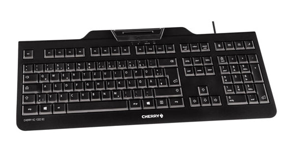 CHERRY KC 1000 SC - Keyboard - Corded - AZERTY - Black