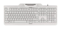 CHERRY KC 1000 SC - Keyboard - Corded - AZERTY - White