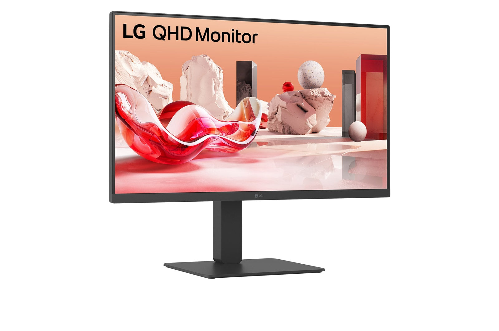 LG BA650QB - 27 inch - Quad HD IPS LED Monitor - 1920x1080 - Pivot / HAS / USB-C