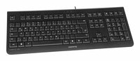 CHERRY KC 1000 - Keyboard - Corded - AZERTY - Black