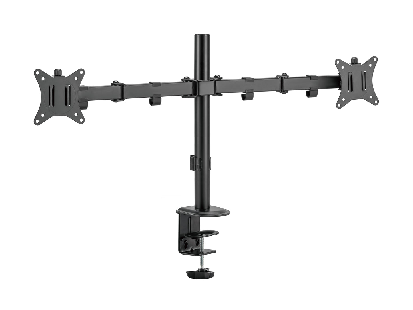 EQUIP 17 inch - 32 inch Articulating Desk Mount Dual Monitor Bracket