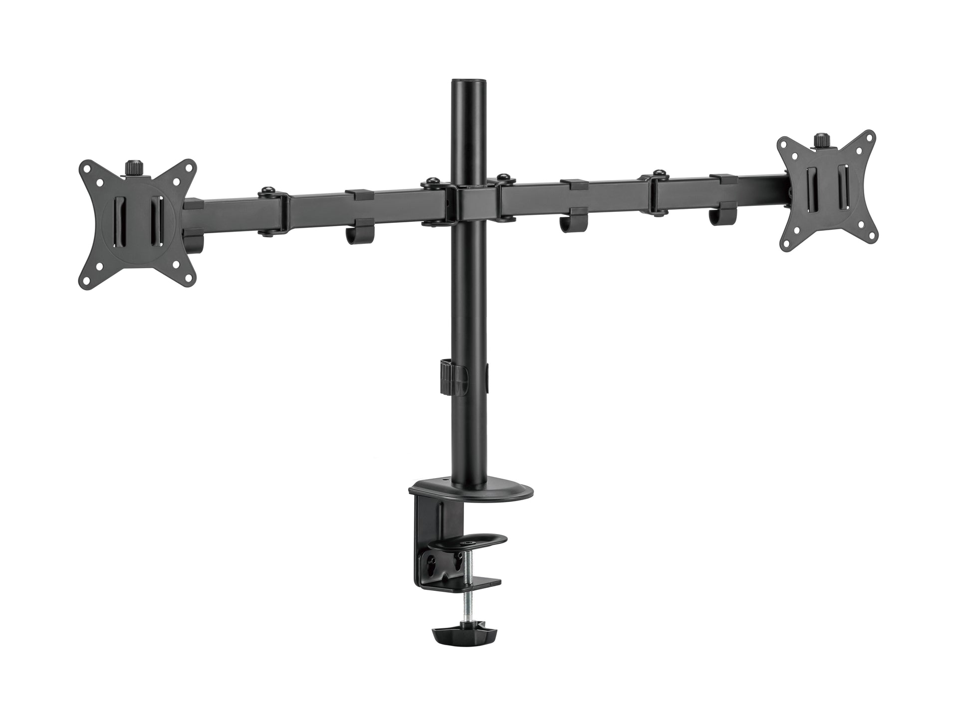 EQUIP 17 inch - 32 inch Articulating Desk Mount Dual Monitor Bracket