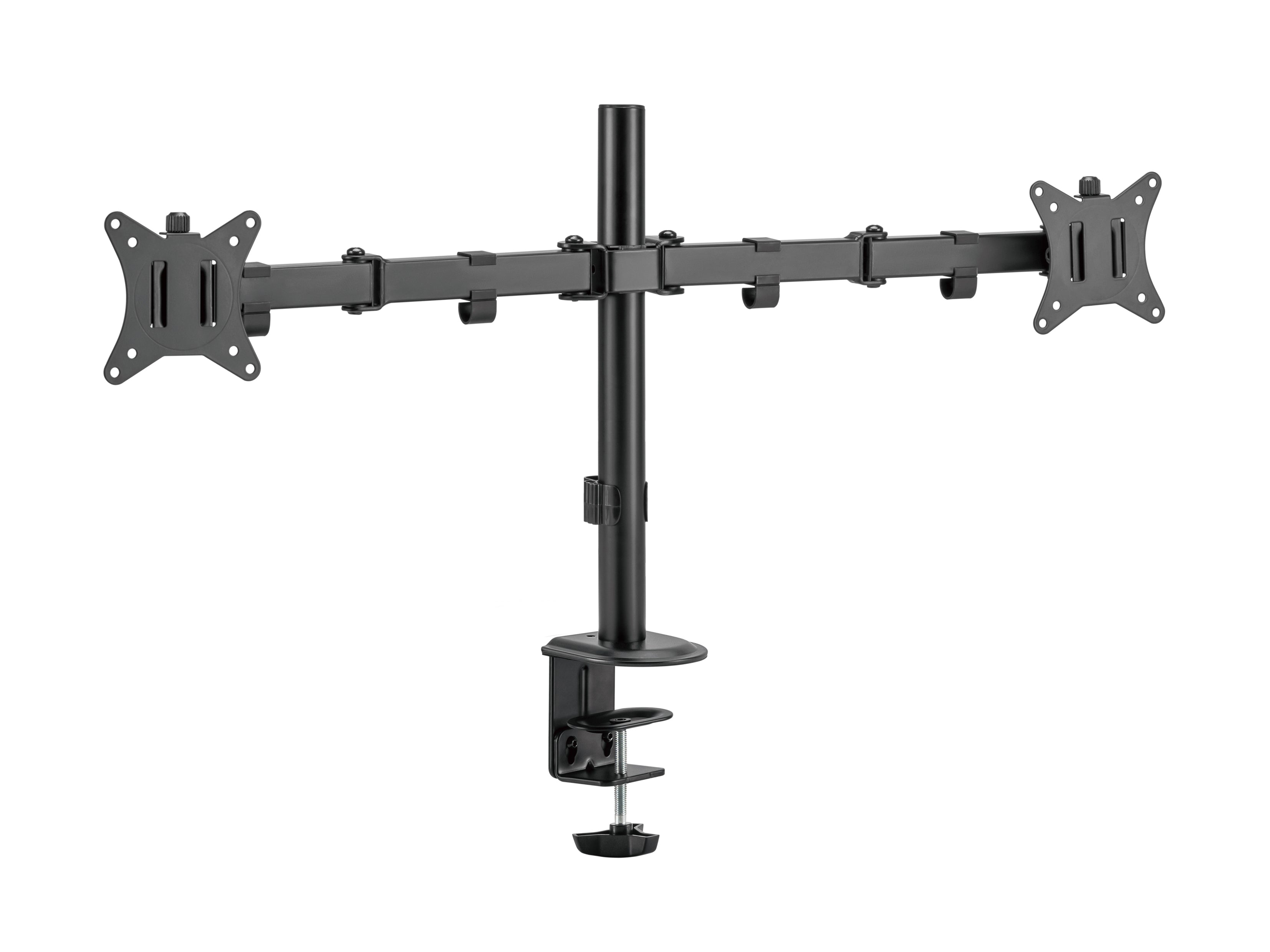 EQUIP 17 inch - 32 inch Articulating Desk Mount Dual Monitor Bracket