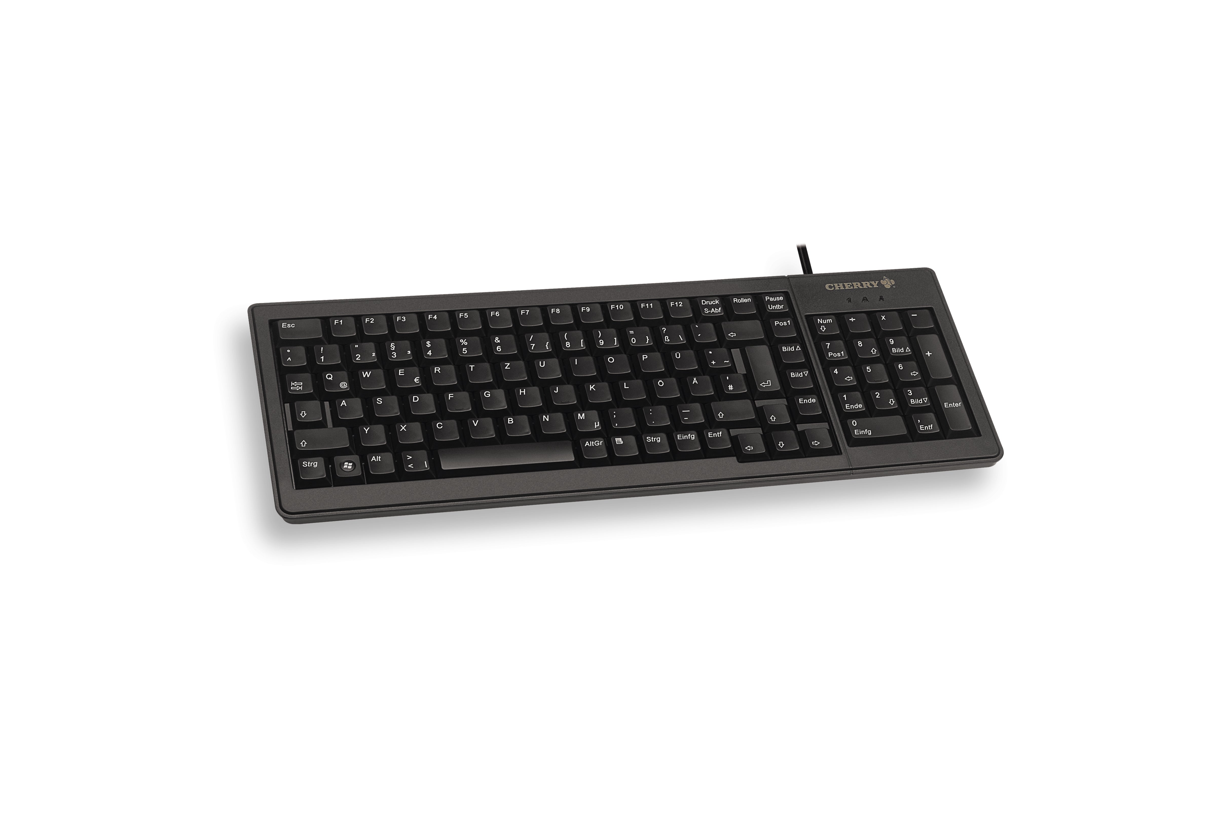 CHERRY G84-5200 COMPACT - Mechanical Keyboard - Corded - QWERTY - Black