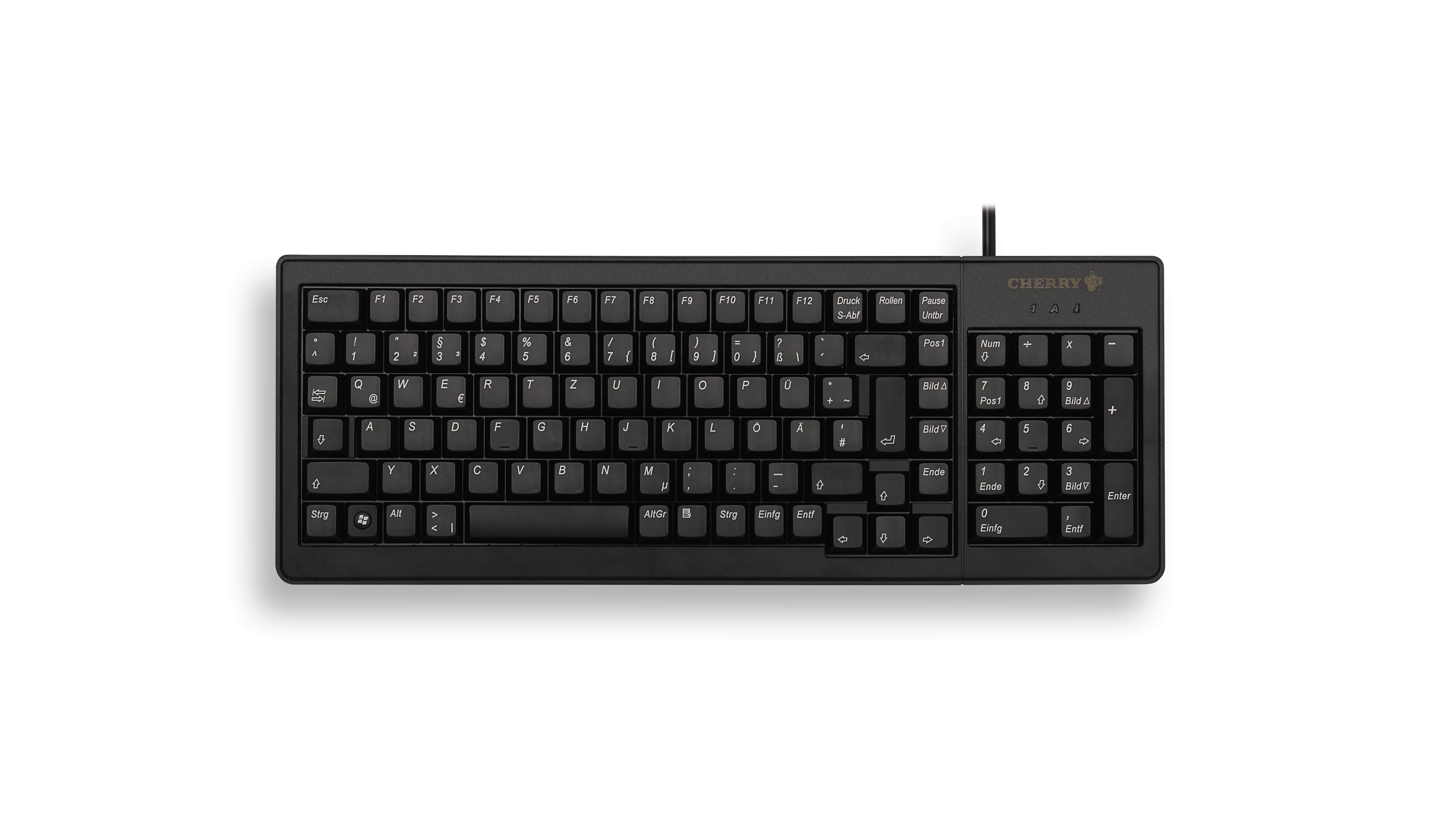 CHERRY G84-5200 COMPACT - Mechanical Keyboard - Corded - QWERTY - Black