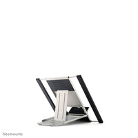 NEOMOUNTS Laptop Stand - 10-22inch - Max 5 kg - 6 Height Positions - Foldable - Compact - Universal - Silver