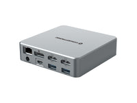 CONCEPTRONIC 15-in-1 DisplayLink USB 3.2 Gen 2 Docking Station - USB-A 5Gbps x 2 - USB-A 10Gbps x 2 - USB-C 10Gbps x 2 - HDMI x 2 - DisplayPo