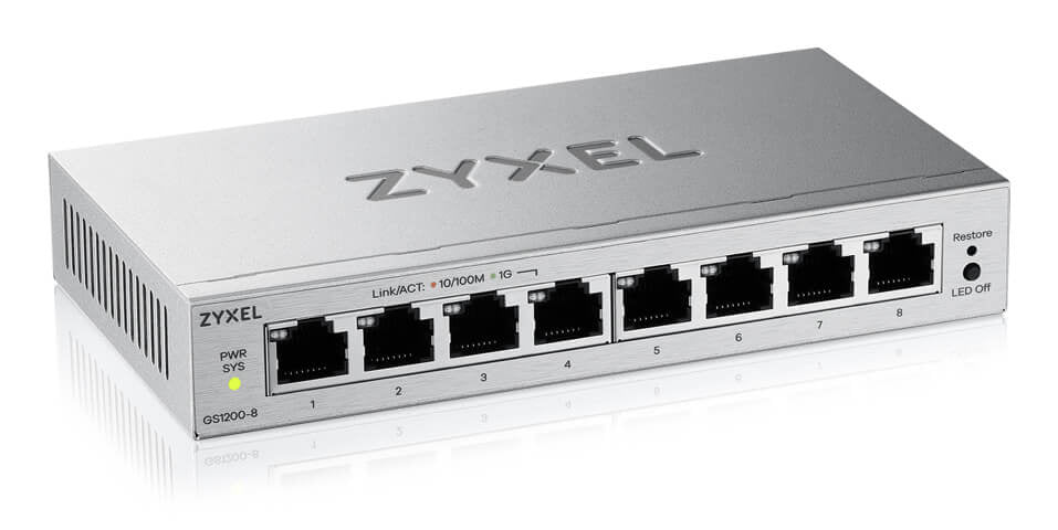ZYXEL 8-Port Gigabit Web Managed Switch