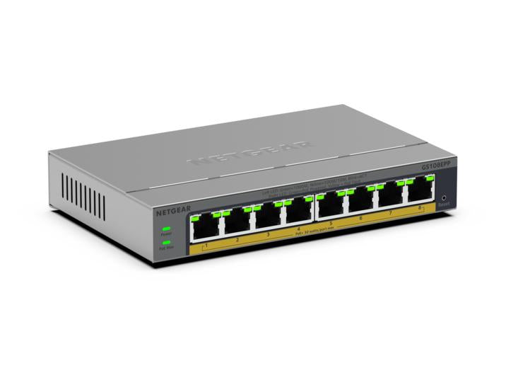 NETGEAR 8 - Port Managed Gigabit PoE - Full Duplex
