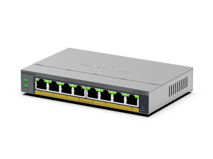 NETGEAR 8 - Port Managed Gigabit PoE - Full Duplex
