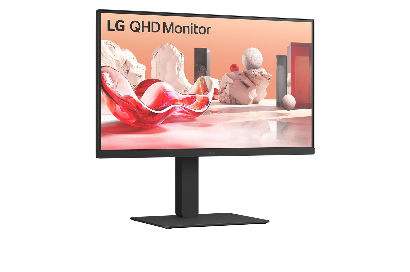 LG BA75QB - 27 inch - Quad HD IPS LED Monitor - 2560x1440 - Pivot / HAS / RJ45 / USB-C
