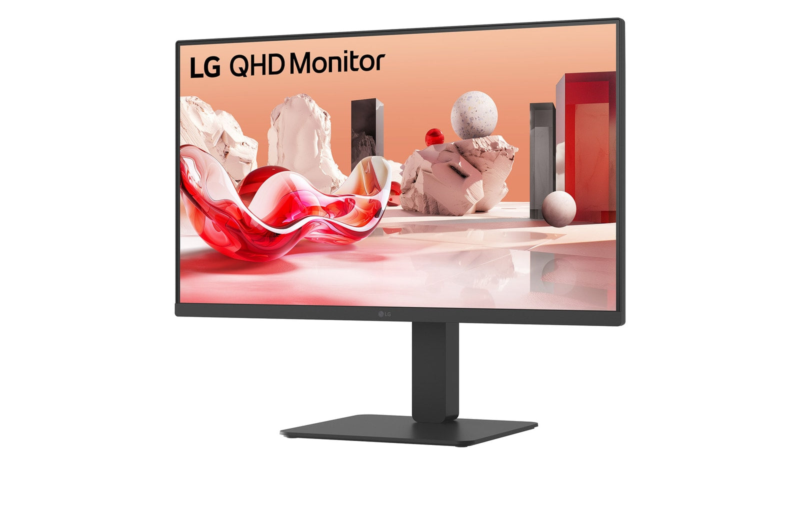 LG BA650QB - 27 inch - Quad HD IPS LED Monitor - 1920x1080 - Pivot / HAS / USB-C