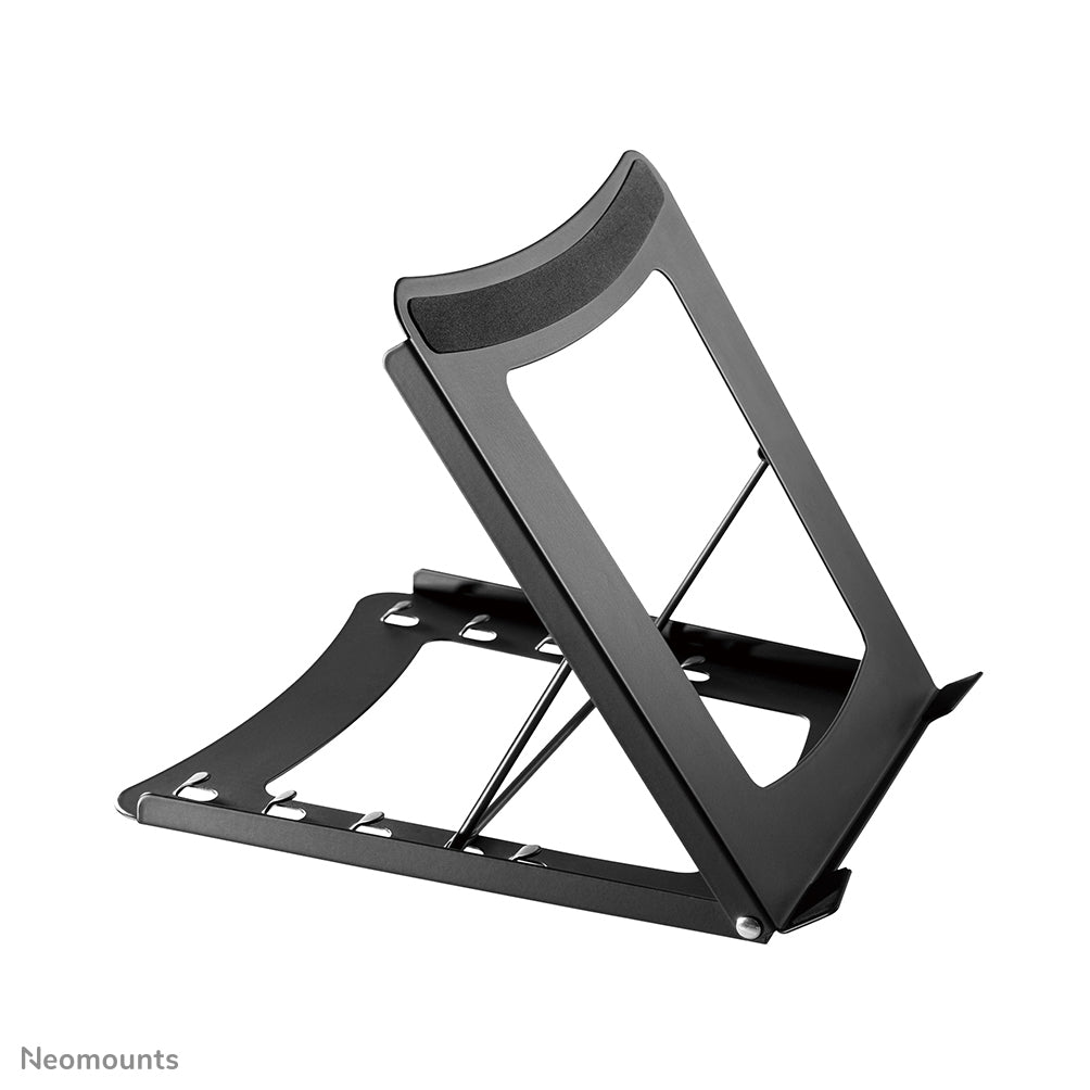 NEOMOUNTS Laptop Stand - 10-16inch - Max 5 kg - 5 Height Positions - Foldable - Compact - Universal - Black