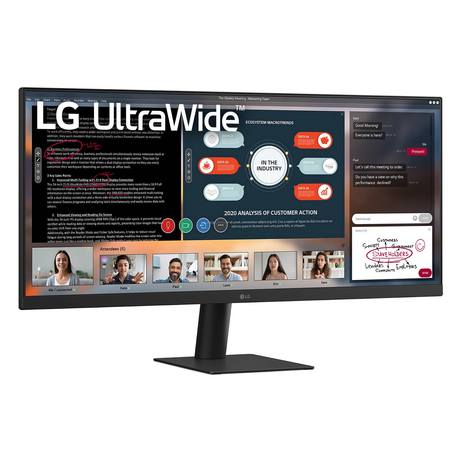 LG US511A - 29 inch - Ultrawide - 2560x1080 UWFHD - 100hz - Black