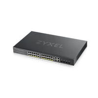 ZYXEL 24-Port Gigabit Smart Managed PoE+ Switch - 375W - NebulaFlex Cloud