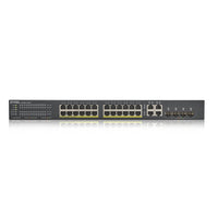 ZYXEL 24-Port Gigabit Smart Managed PoE+ Switch - 375W - NebulaFlex Cloud