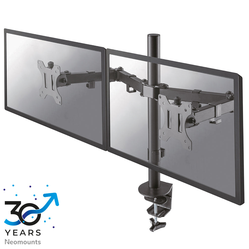 NEOMOUNTS Dual Monitor Arm - 10-32 inch - 0-8 kg - Black