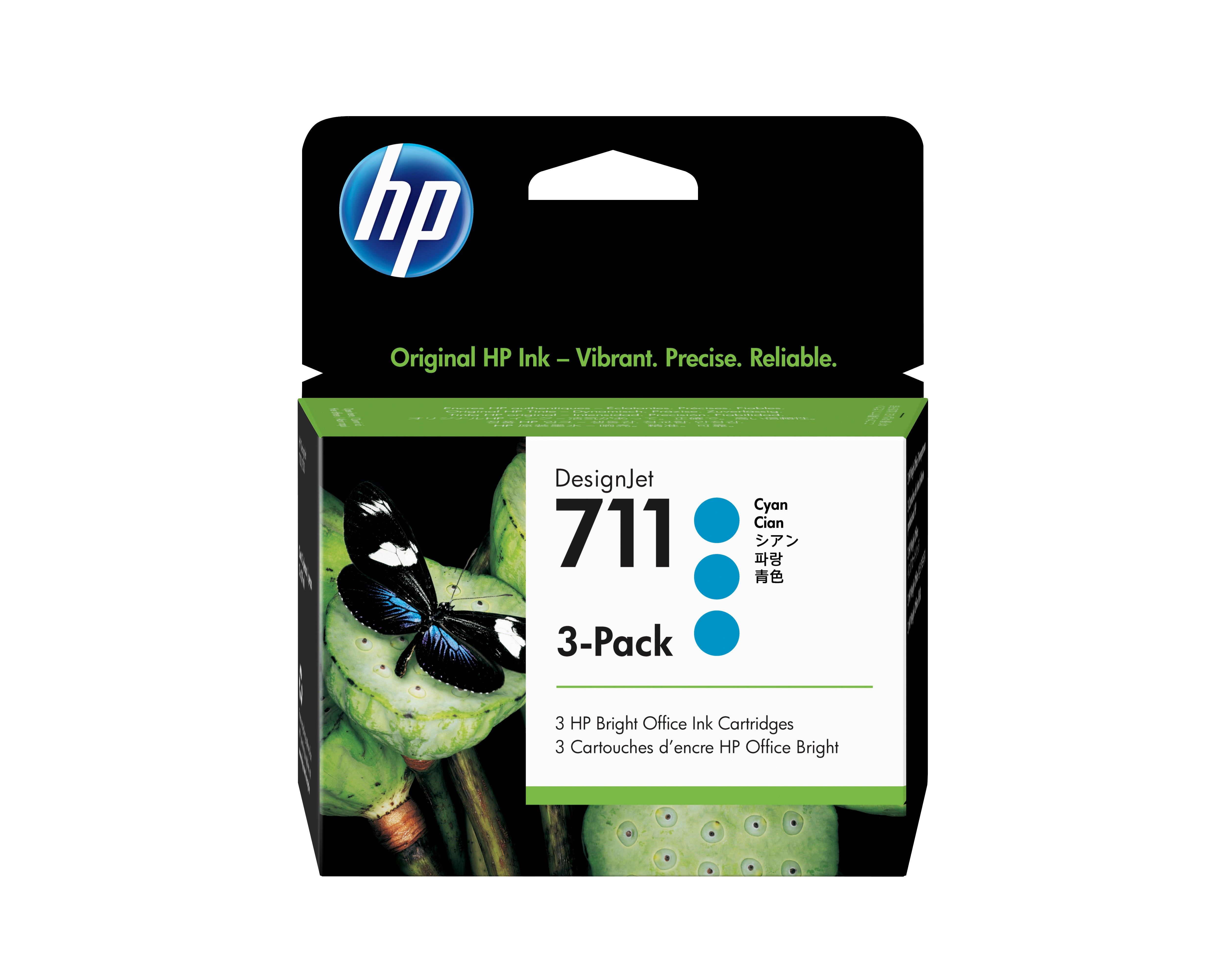 HP INC. 711 Ink Cartridge Cyan standard capacity 3-pack