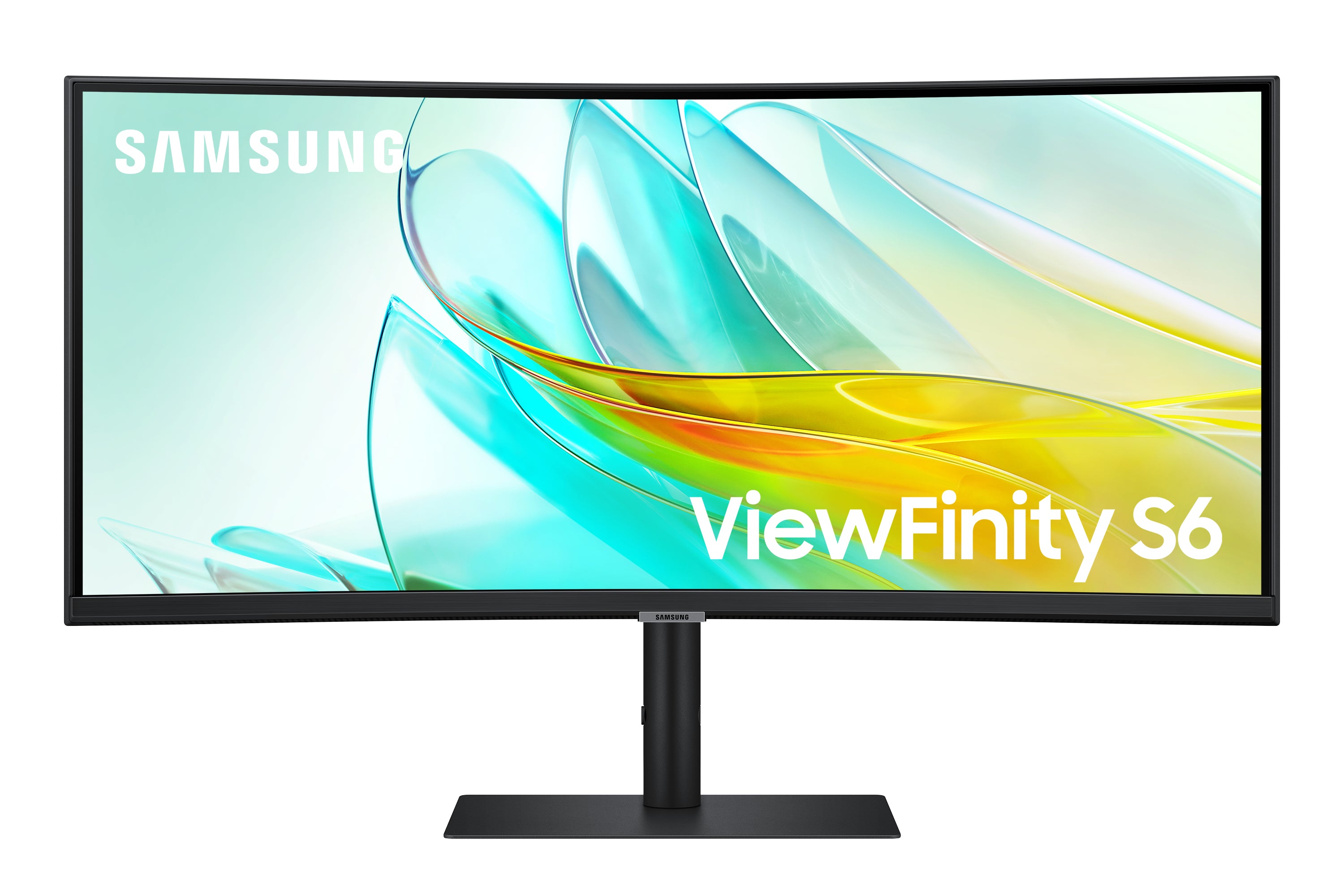 SAMSUNG ViewFinity S6 - 34 inch Curved - UltraWide Quad HD VA LED Monitor - 3440x1440 - HAS / RJ45 / USB-C