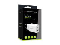 CONCEPTRONIC 2-Port 33W PPS USB PD Charger - USB-A x 1 - USB-C x 1 - QC 3.0