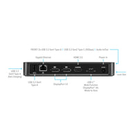 TARGUS Universal USB-C Triple-HD Docking Station w 85 W Power Delivery - For MST enabled devices
