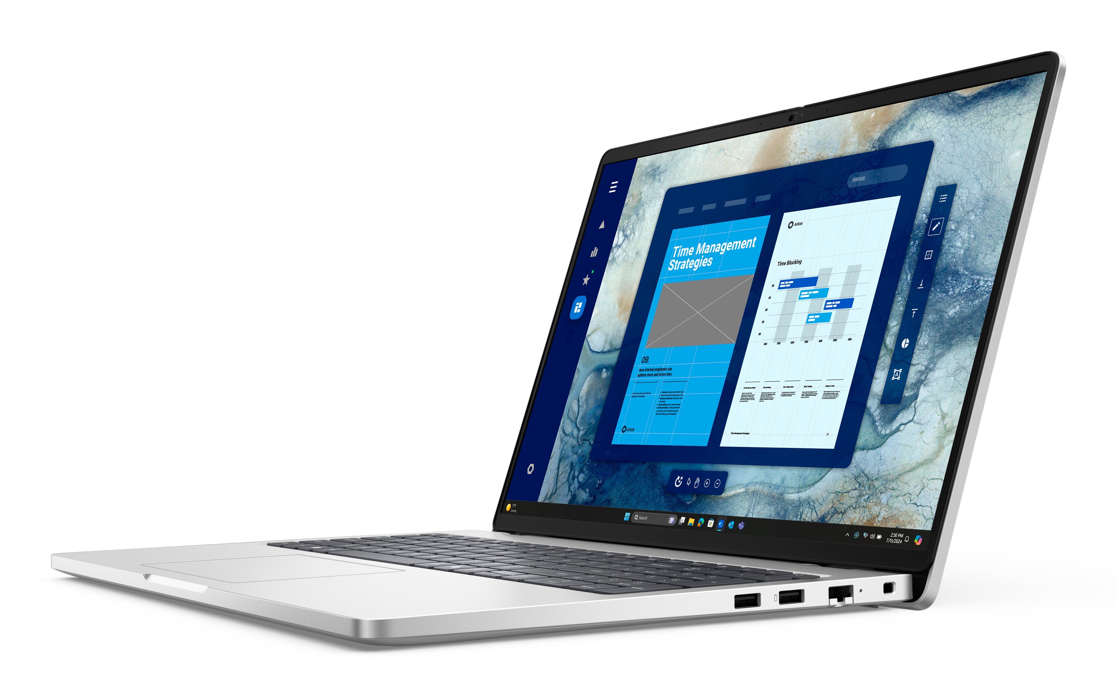 DELL Pro 16 - PC16250 - 16 inch - Intel Core Ultra 7 255U - 16GB RAM - 512GB SSD - Windows 11 Pro - NO AC ADAPTER