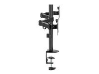EQUIP 17 inch - 32 inch Articulating Desk Mount Dual Monitor Bracket