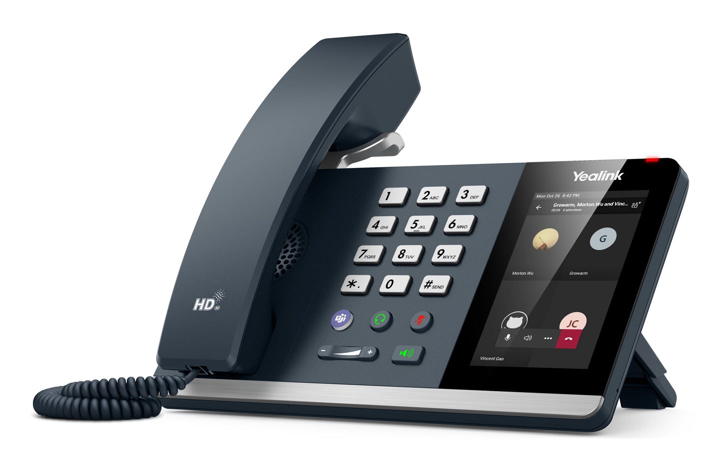 YEALINK MP54 Edition 2 - Teams Edition IP phone - Black - Wired handset - Wi-Fi