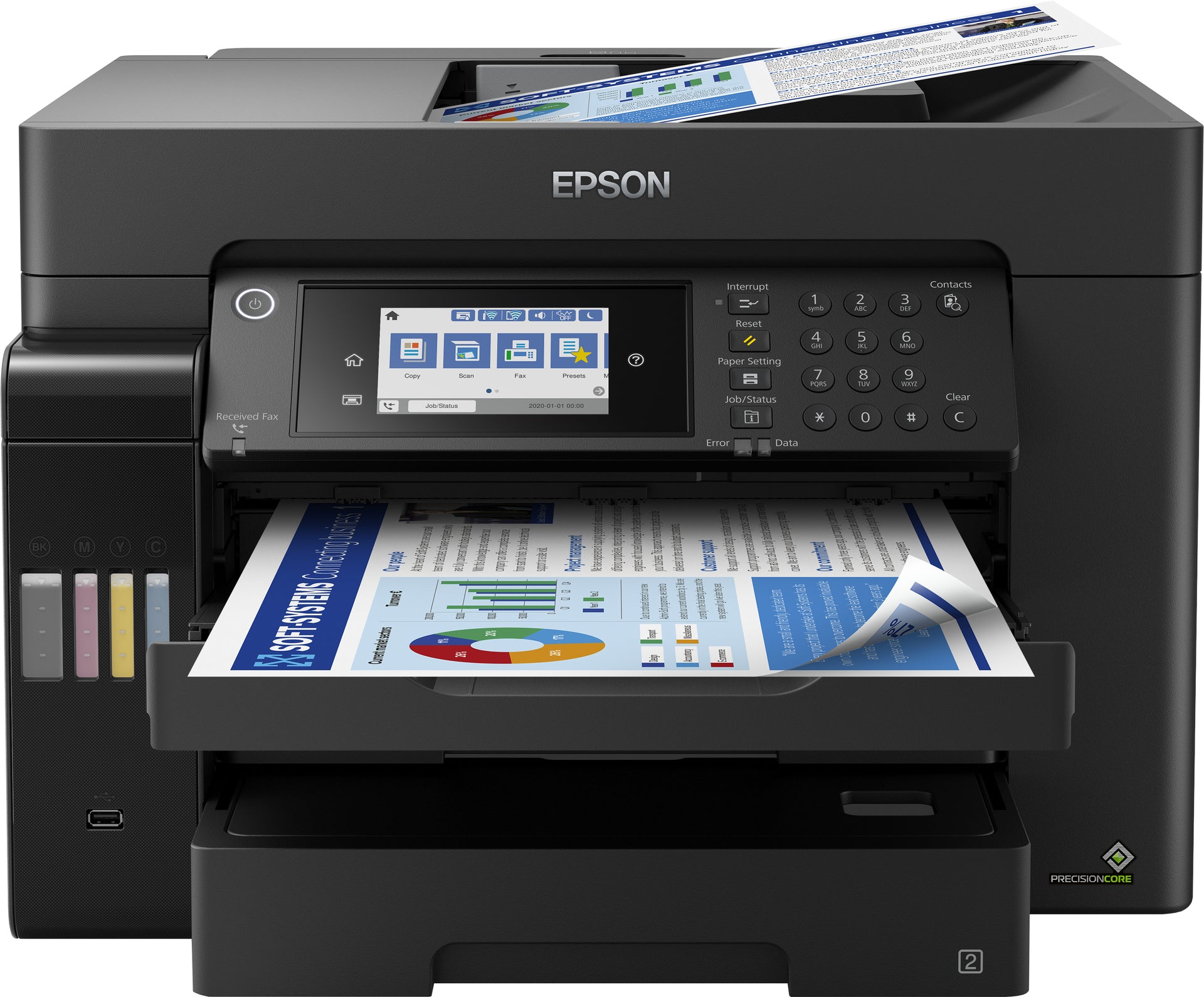 EPSON EcoTank ET-16655 - Multifunctional Printer - A3 - 4800 x 1200 - 32 ppm - Wi-Fi - Black