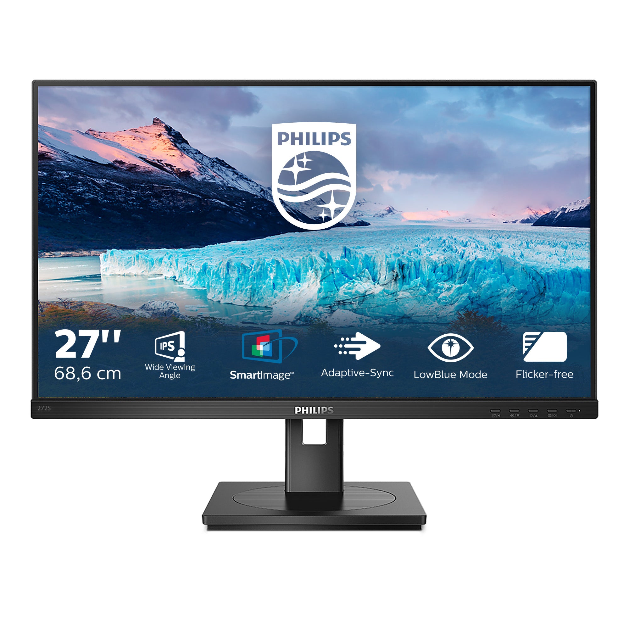 PHILIPS S-Line - 27 inch - Full HD IPS LED Monitor - 1920x1080 - Pivot / HAS