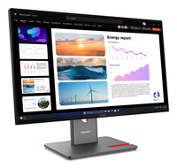 LENOVO ThinkVision P24Q-40 - 24 inch - Quad HD IPS LED Monitor - 2560x1440 - 120Hz - Pivot / HAS / USB-C