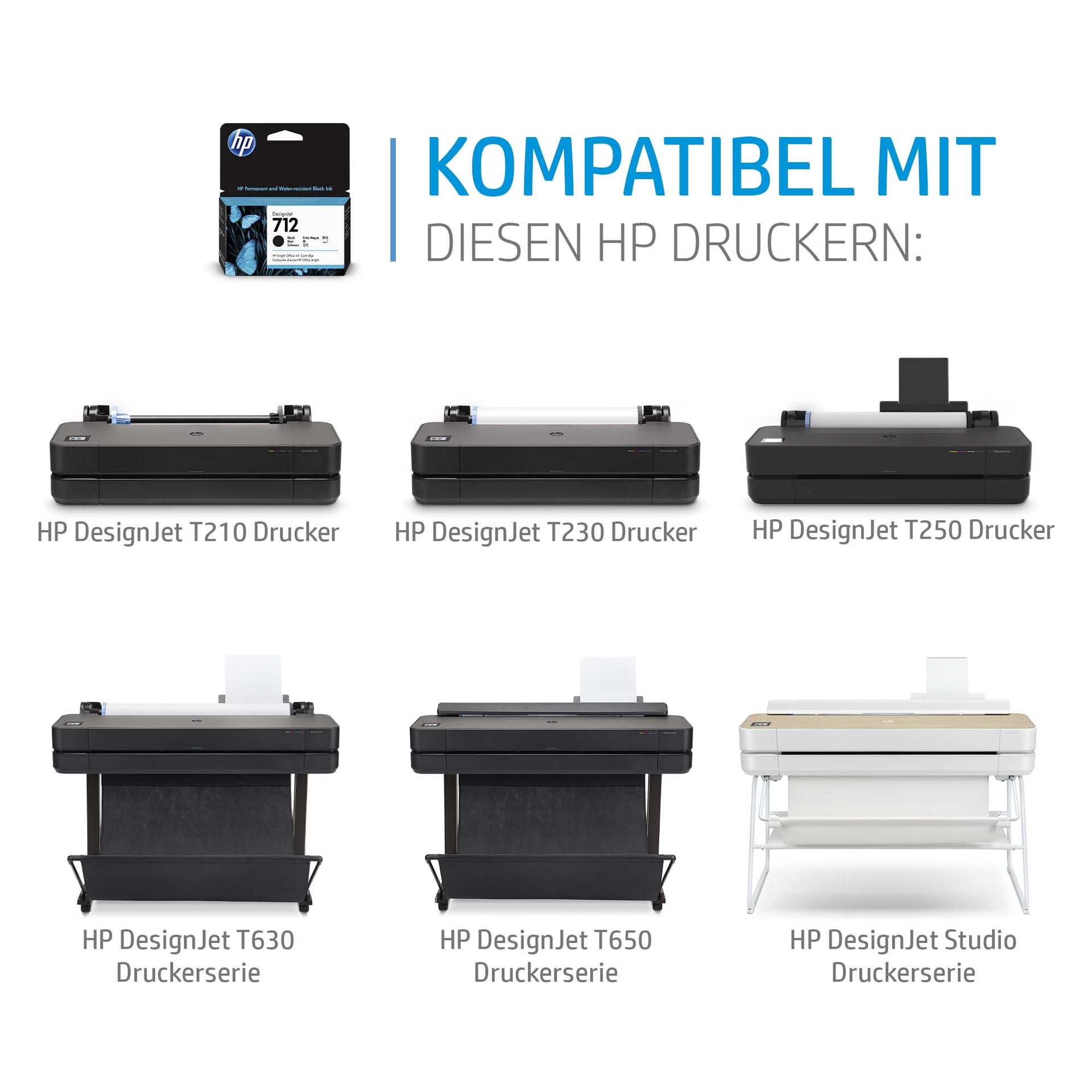 HP INC. HP 712 Yellow Ink Cartridge 3-Pack