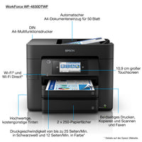 EPSON WorkForce Pro WF-4830DTWF Inkjet 4800 x 2400 DPI 36 ppm A4 Wi-Fi