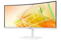 SAMSUNG ViewFinity S6 - 34 inch Curved - UltraWide Quad HD VA LED Monitor - 3440x1440 - HAS / RJ45 / TB / Speakers