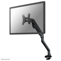 NEOMOUNTS Single monitor arm - 10-32 inch - 2-8 kg - gas spring - 170 degrees - Topfix - Black