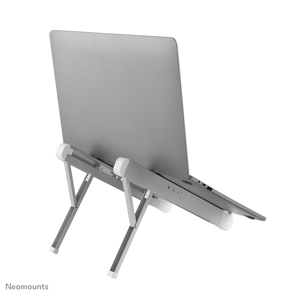 NEOMOUNTS Laptop Stand - 11-17inch - Max 5 kg - 6 Height Positions - Foldable - Compact - Universal - Silver
