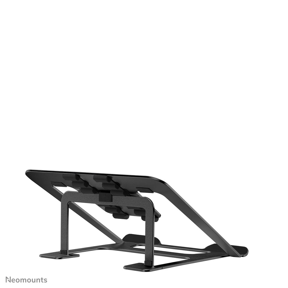 NEOMOUNTS Laptop Stand - 10-17inch - Max 5 kg - 6 Height Positions - Foldable - Compact - Ultra-Slim - Universal - Black