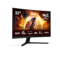 AOC G4 Series - 32inch - Quad HD - 2560x1440 - LCD - 1ms - Black