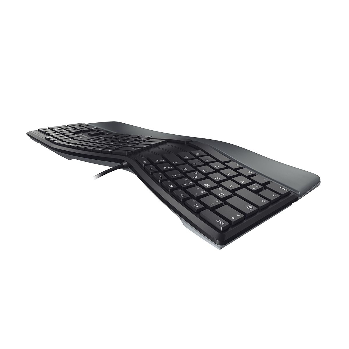 CHERRY KC 4500 ERGO - Keyboard - Corded - QWERTY - Black