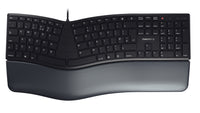 CHERRY KC 4500 ERGO - Keyboard - Corded - QWERTY UK - Black