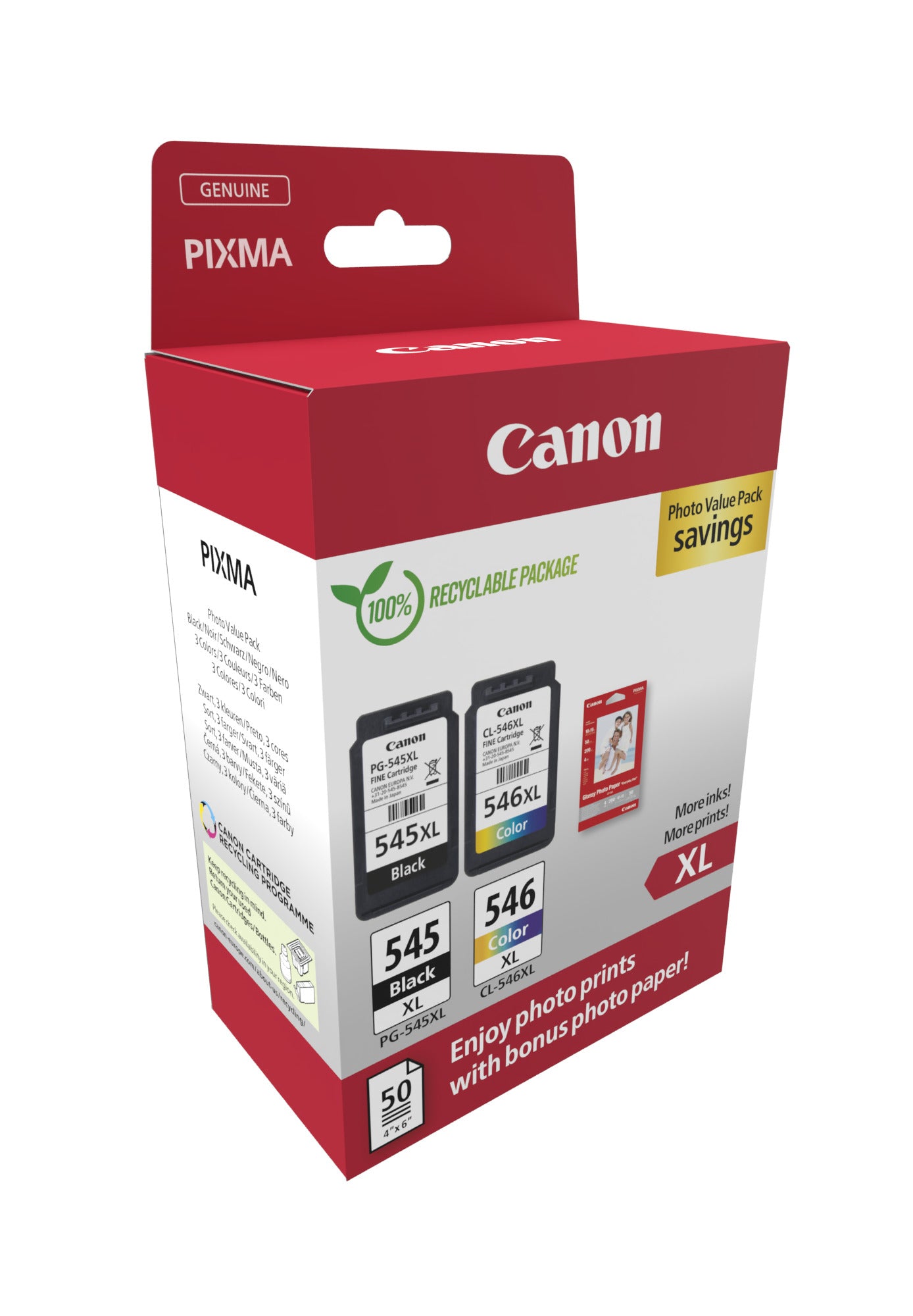CANON PG-545XL/CL-546XL PHOTO VALUE
