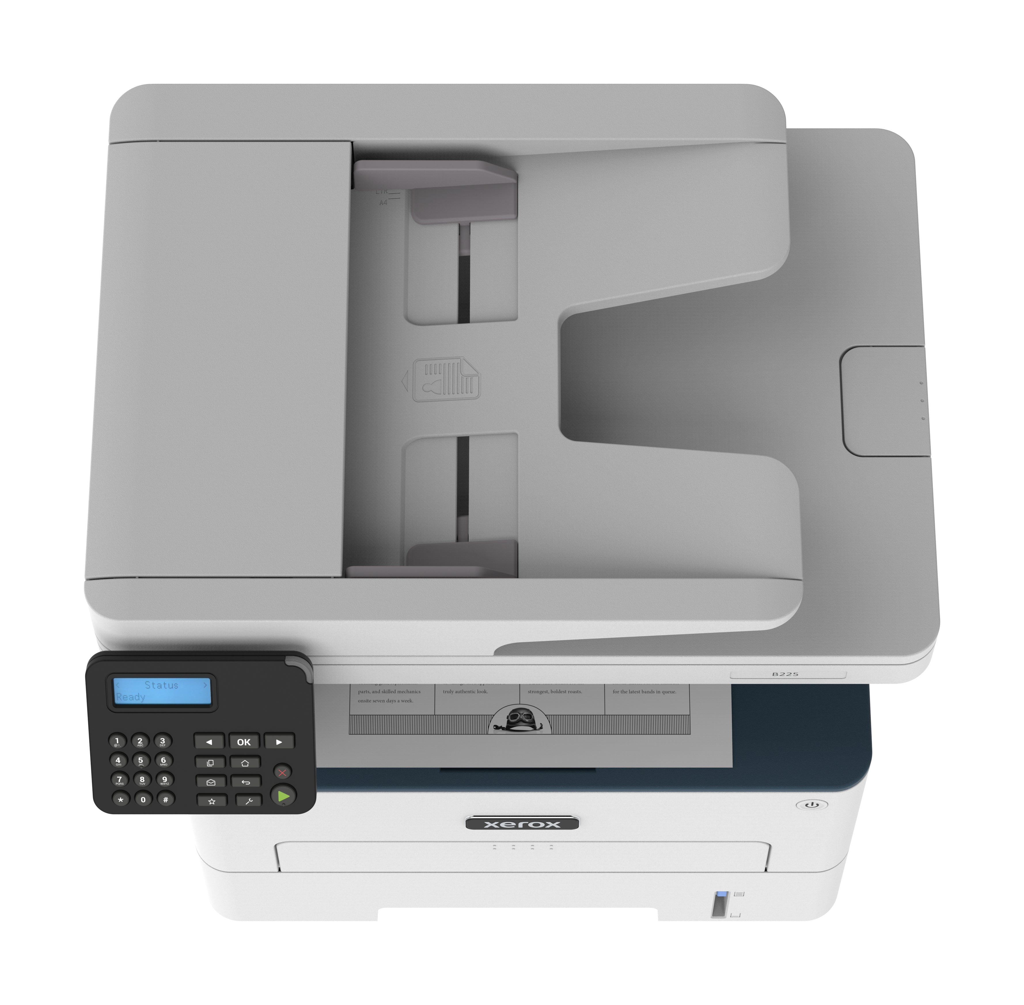 XEROX B225 Multifunctional Printer - Wireless - A4 - 34 ppm - 2 Trays