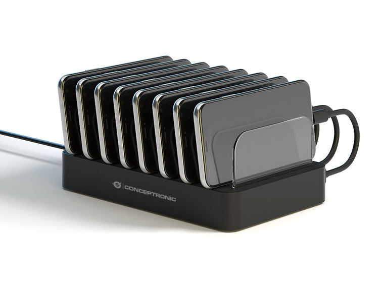 CONCEPTRONIC 8-Port 75W USB PD Charging Station