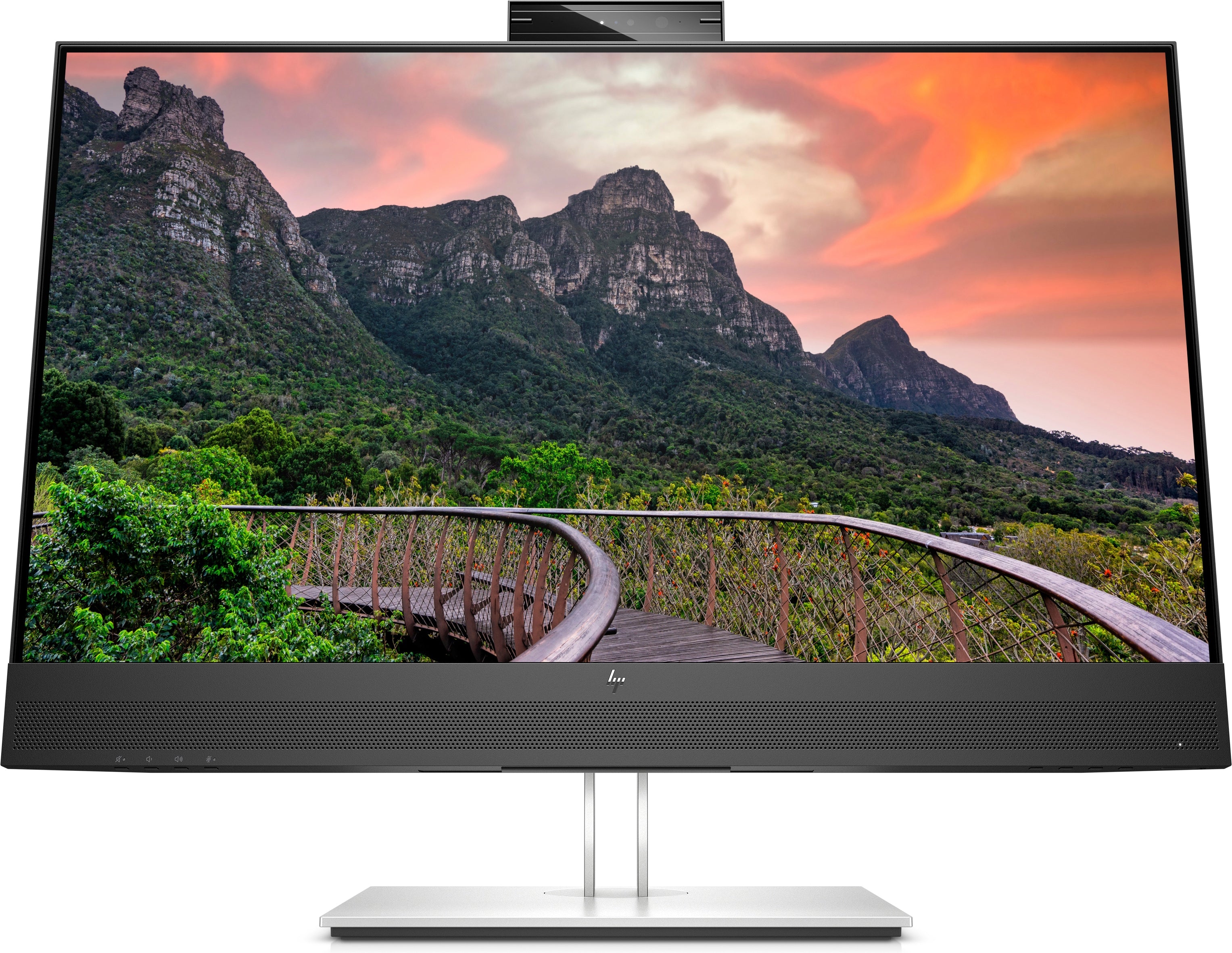 HP INC. E27m G4 QHD USB-C - 27 inch - Quad HD IPS LED Monitor - 2560x1440 - Pivot / HAS / RJ45 / USB-C / Webcam