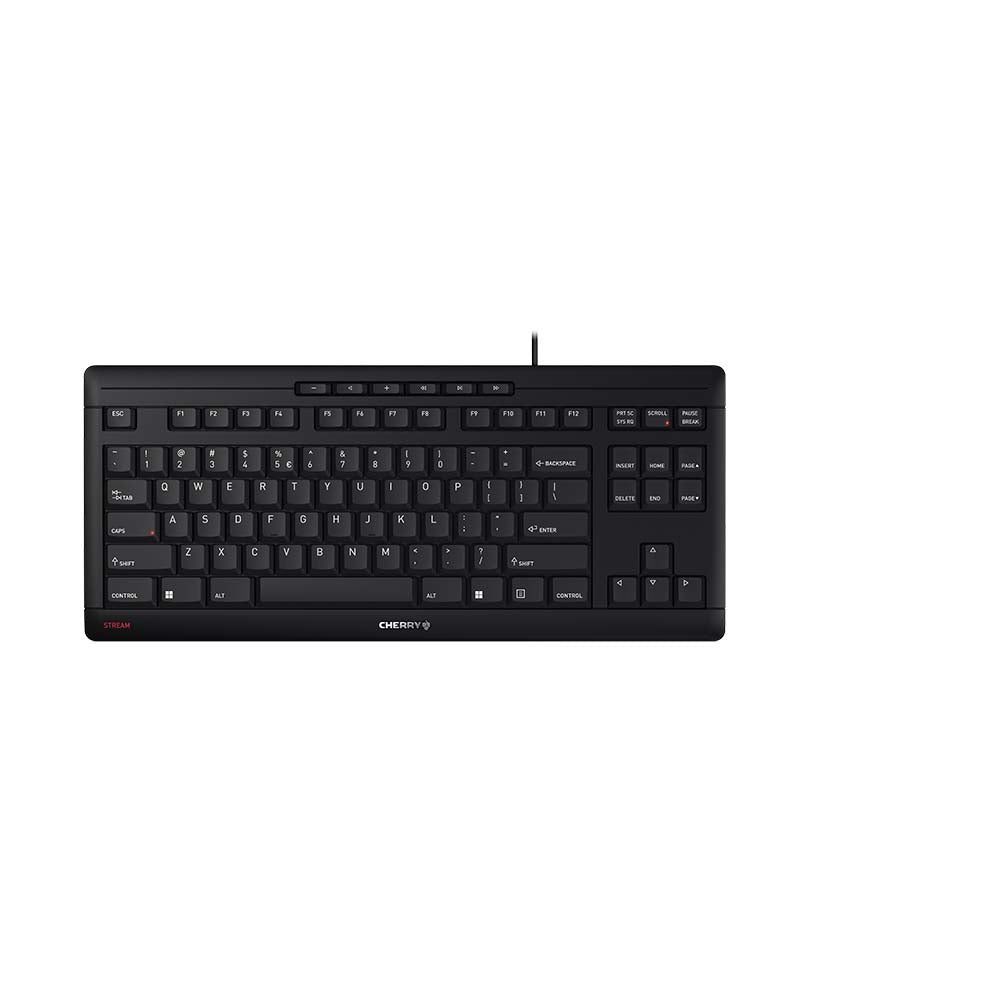 CHERRY STREAM TKL - Keyboard - Corded - QWERTY - Black