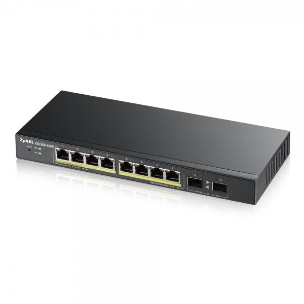ZYXEL 8-Port Smart Managed Gigabit PoE+ Switch - Power Budget 70W
