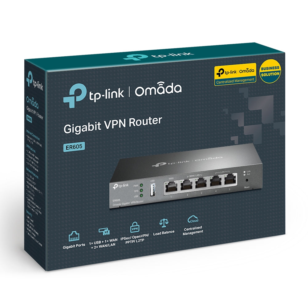 TP-LINK SWITCH - TL-R605 - 4 Port - Gigabit - Ethernet