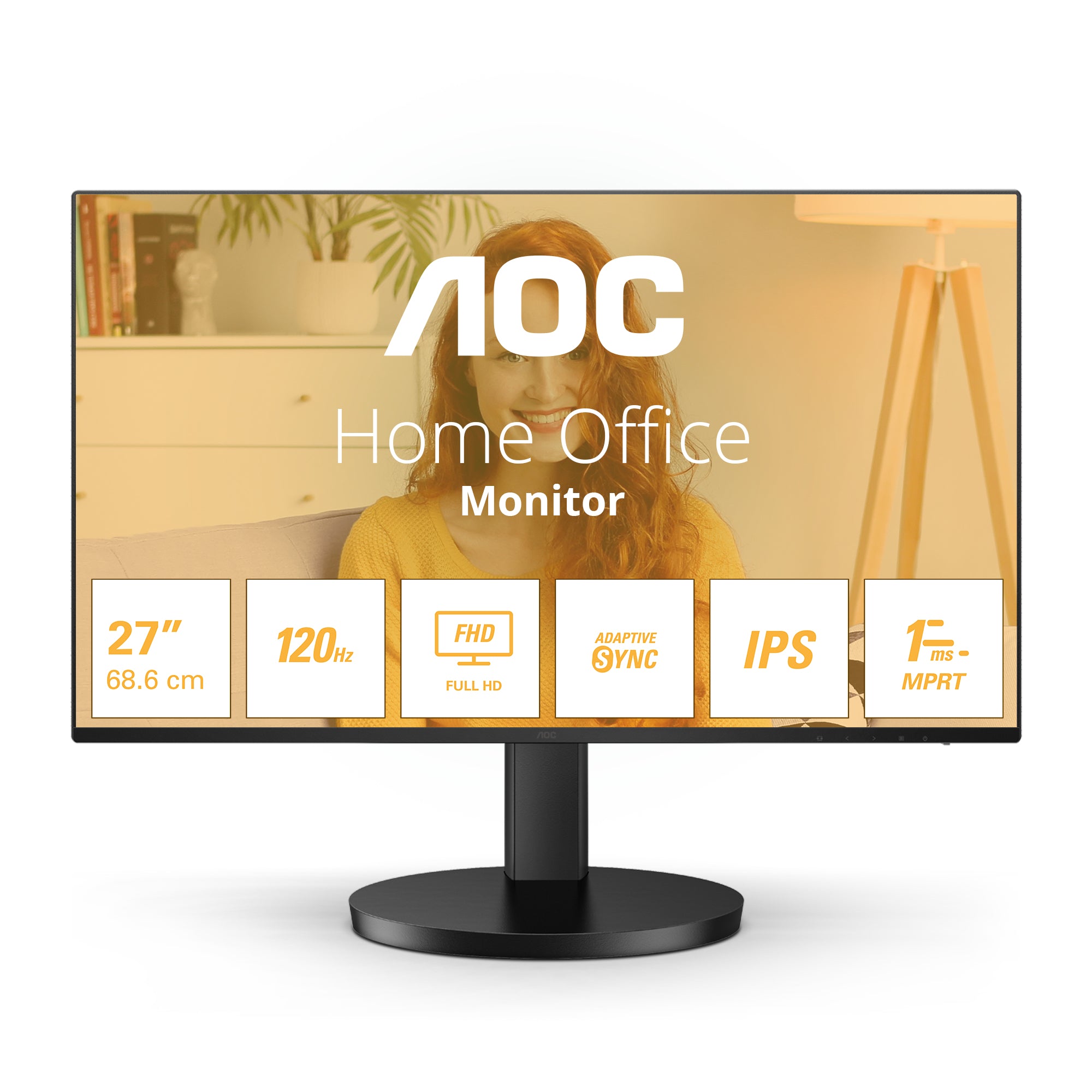 AOC B3 Series - 27 inch - Full HD IPS LED Monitor - 1920x1080